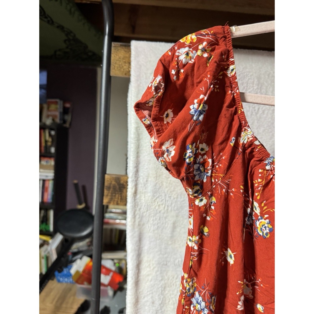 Rue 21 Red/Orange Floral Sundress‎ XL - Picture 14 of 16
